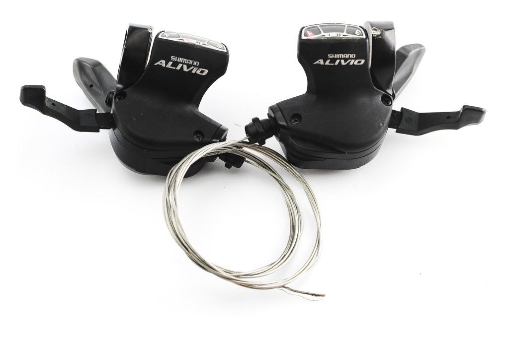 SHIMANO ALIVIO SL-M410 RAPIDFIRE 24 SPEED 8 /& 3 SPEED GEAR SHIFTERS LEVERS PODS