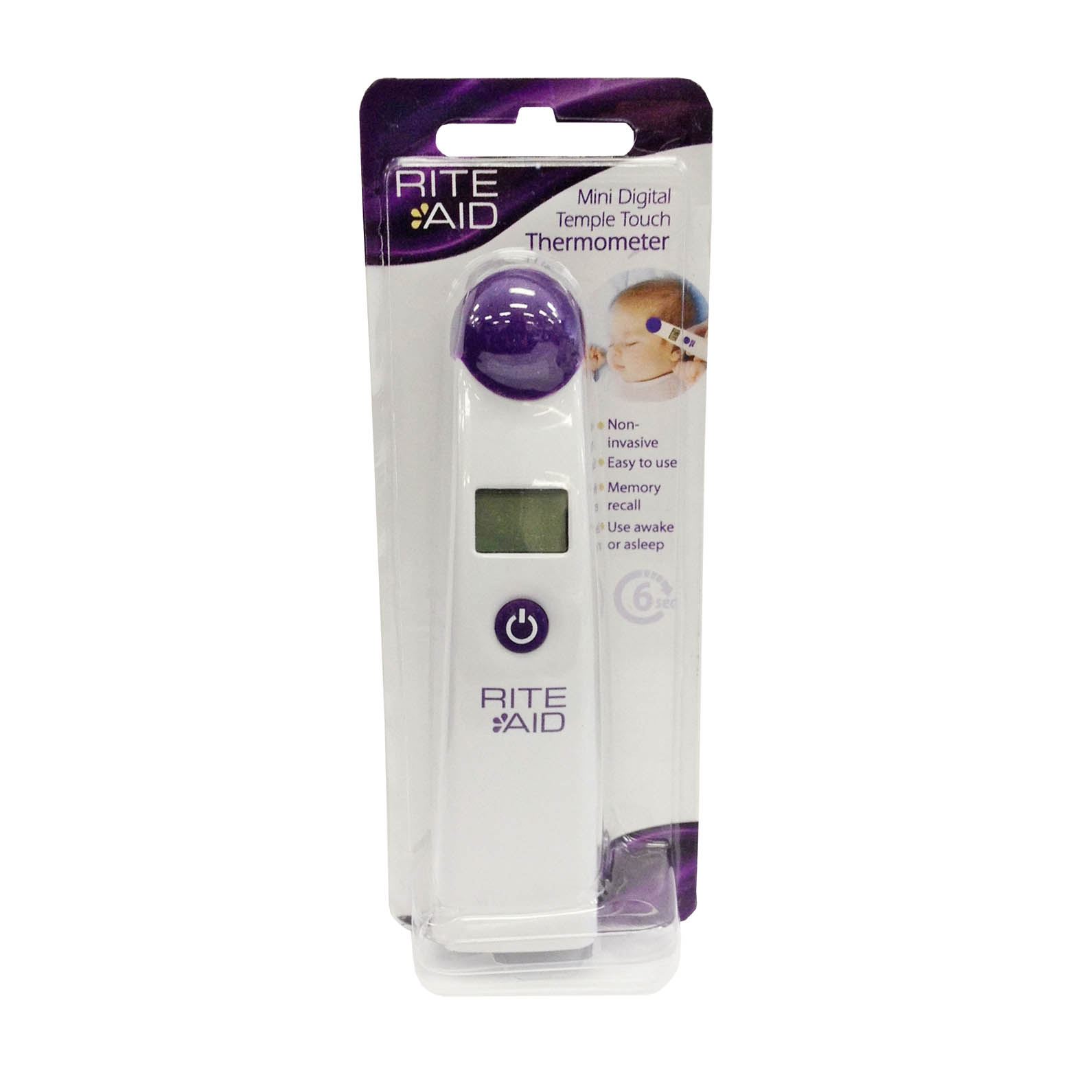 Rite Aid Mini Digital Temple Touch Thermometer Non Invasive