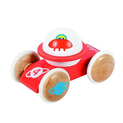 Boikido Cosmo Space Vehicle Wooden Push Along 18m+ - Picture 4 of 4