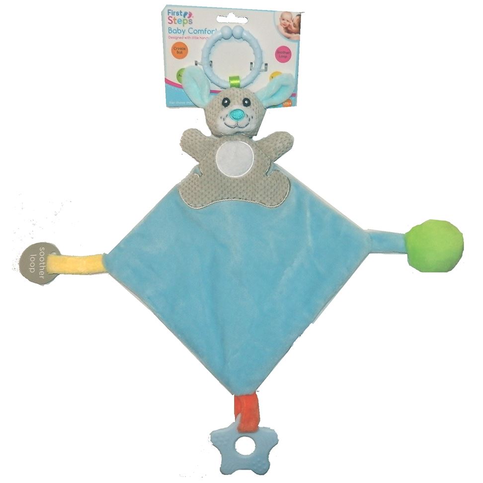 First Steps Animal Baby Comforter Doudou Activity Toy 0m+ - Picture 2 of 4