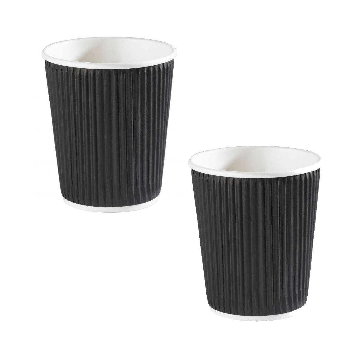 Disposable Coffee Cups 8oz 12oz 16oz Paper Cups Kraft Cups Hot Drinks Reusable - Bild 8 von 18