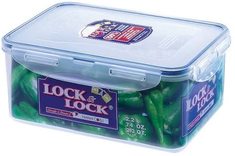 Lock & Lock Lebensmittel Aufbewahrung Behälter Kunststoff Glas Kuchen Brotdose Müsli Luftdicht - Bild 14 von 33