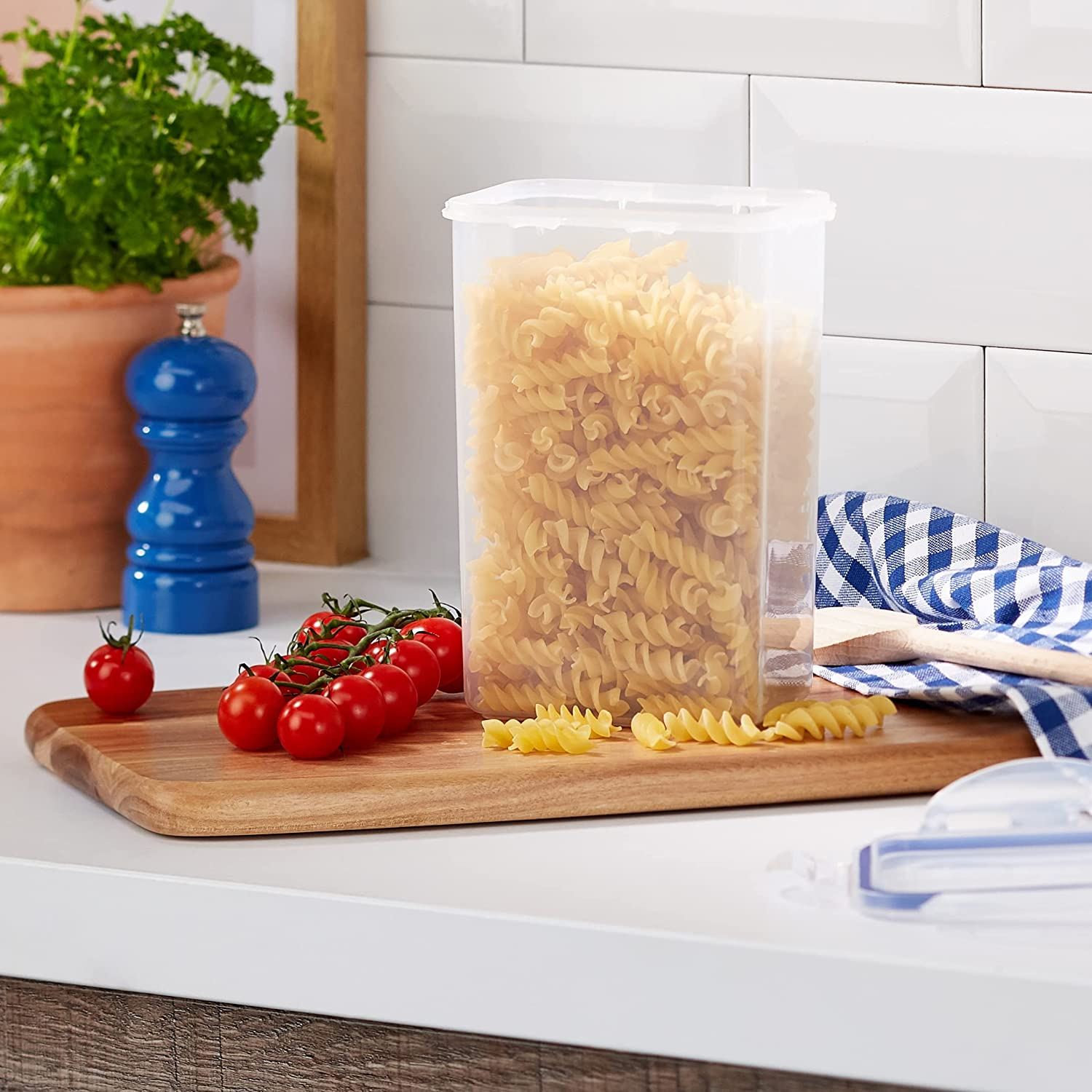 Lock & Lock Lebensmittel Aufbewahrung Behälter Kunststoff Glas Kuchen Brotdose Müsli Luftdicht - Bild 7 von 33
