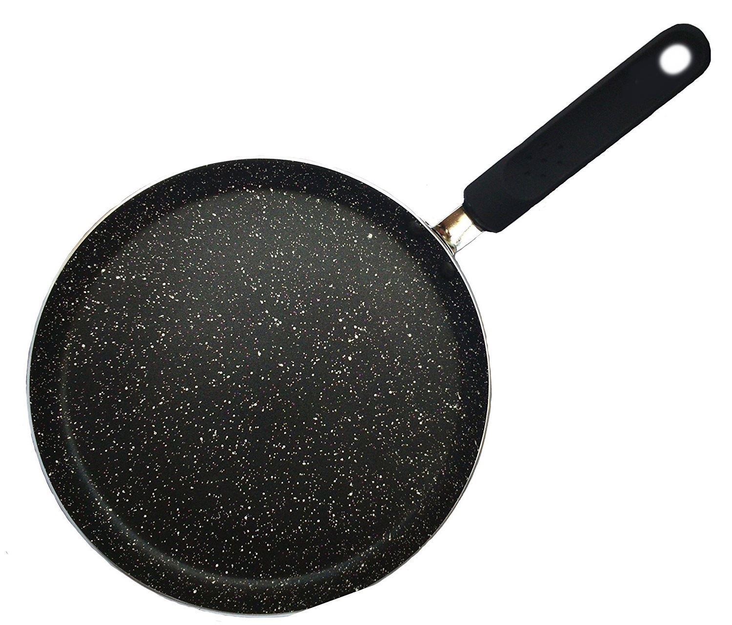 Premium Nonstick Marble Crepe Tawa Pan 30cm Induction Heavy Duty