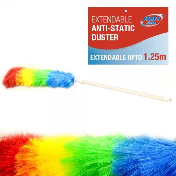 1.25m Extendable Magic Anti Static Feather Duster Telescopic Extending