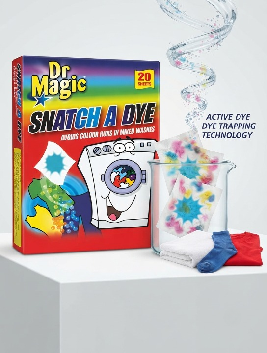 Dr Magic Snatch A Dye Avoids Colour Runs 20 Sheets