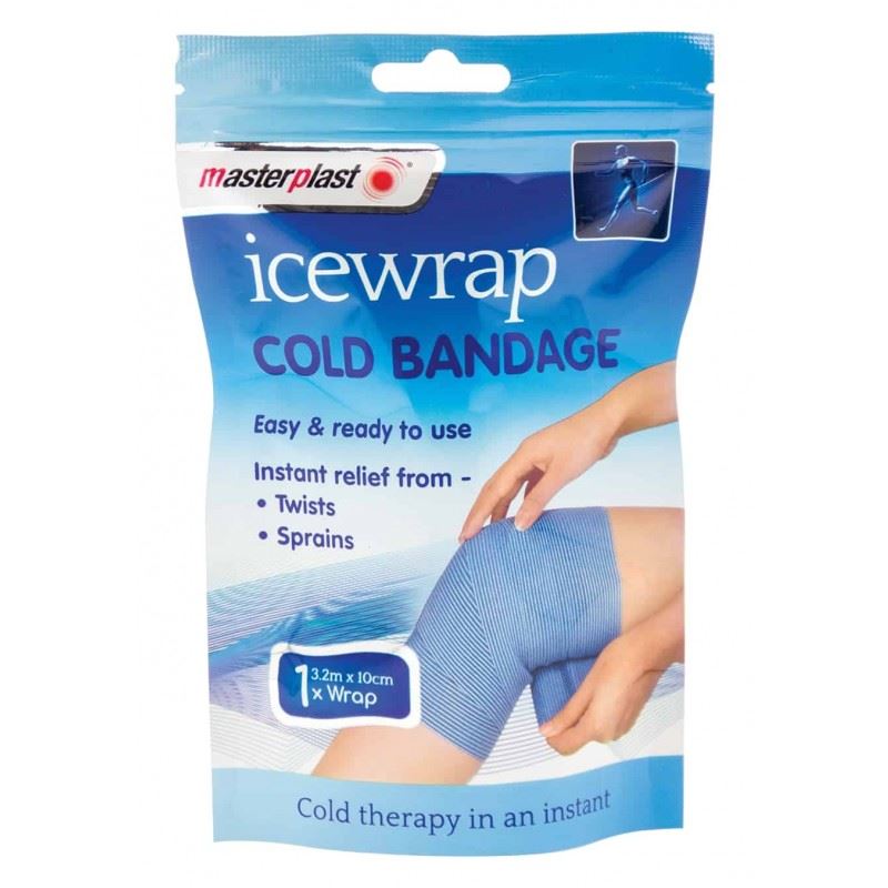 Cold Wrap Compression Bandage Pain Relief Therapy Swelling Muscle Ice