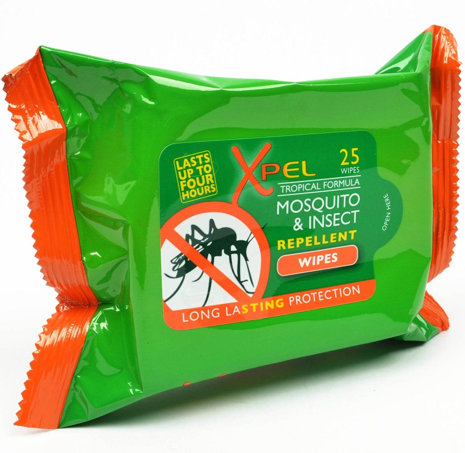 Anti Mosquito & Insect Repellent Cloth Wipes Bite Long Lasting Travel