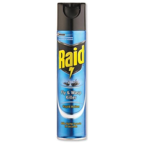 Raid Fly & Wasp Killer Rapid Action Spray 300ml Eliminates Flying Insects
