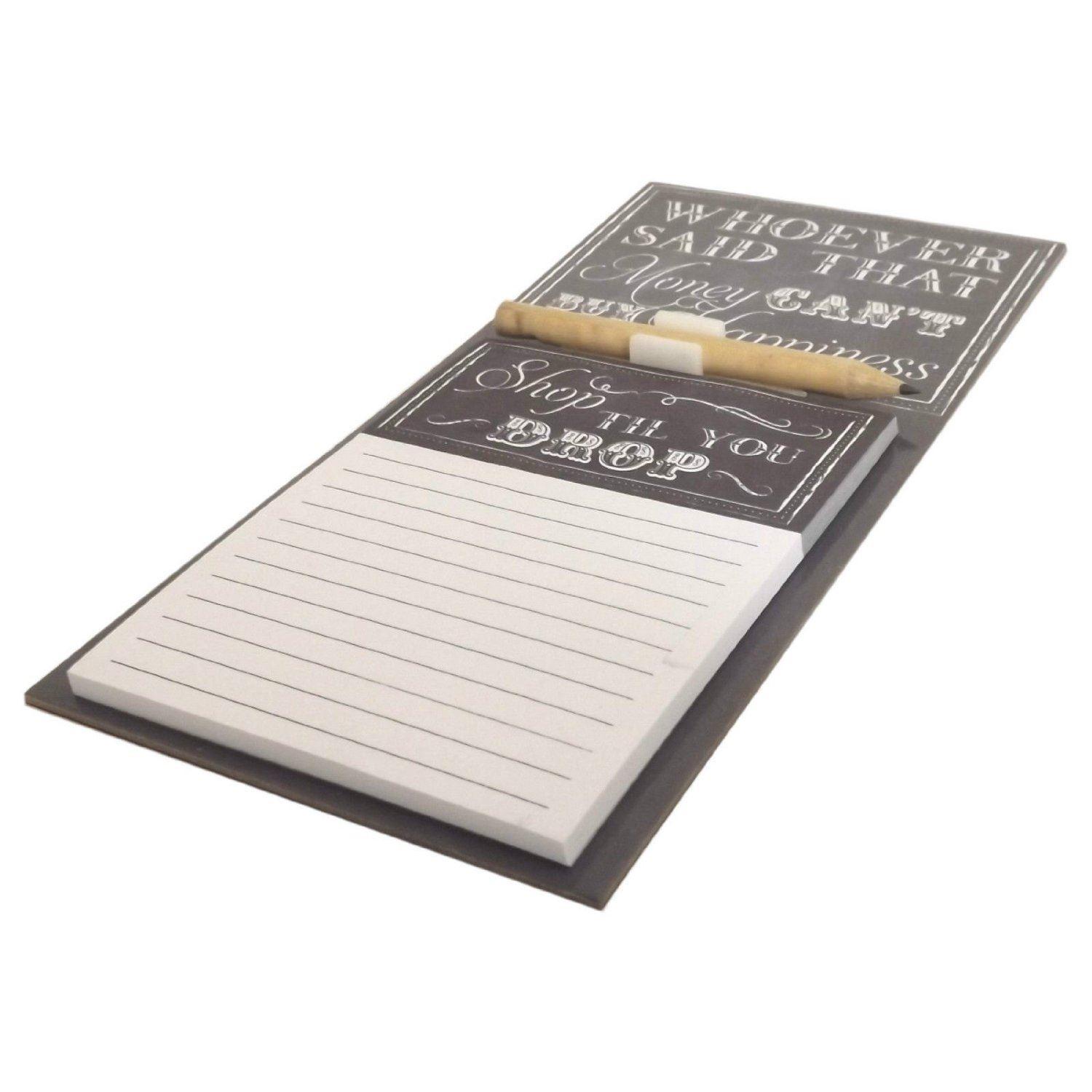 Magnetic Memo Note Pad Pencil Memory Shopping List Fridge Magnet 