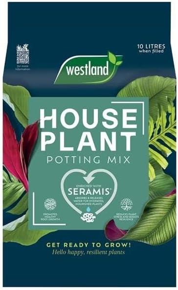 1 Westland Houseplant Potting Mix Peat Free Seramis House Plant Compost Soil 10L