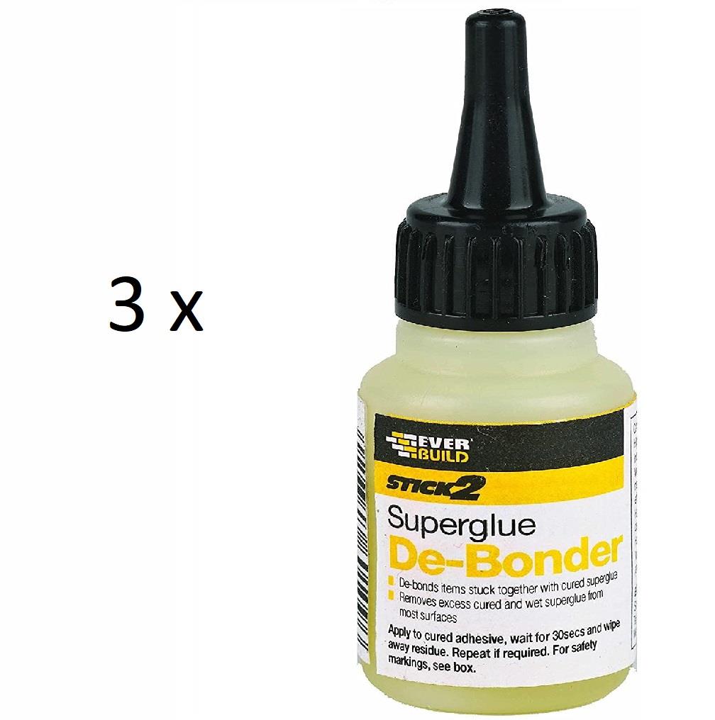 Everbuild Super Glue DeBonder Remover SuperGlue Cleaner 20ml Bottles - Bild 8 von 8