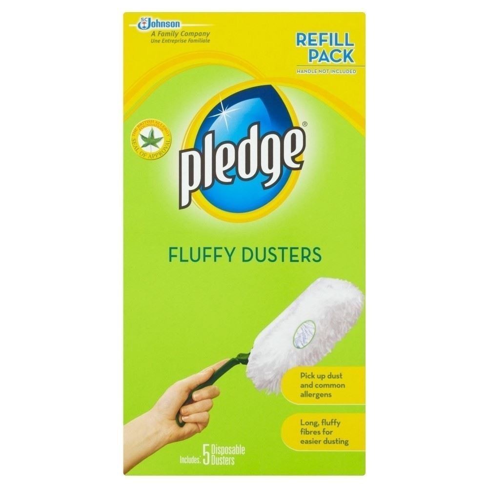 Pledge Fluffy Dusters Starter Kit & Refill Pack Dry Dusting Cleaning