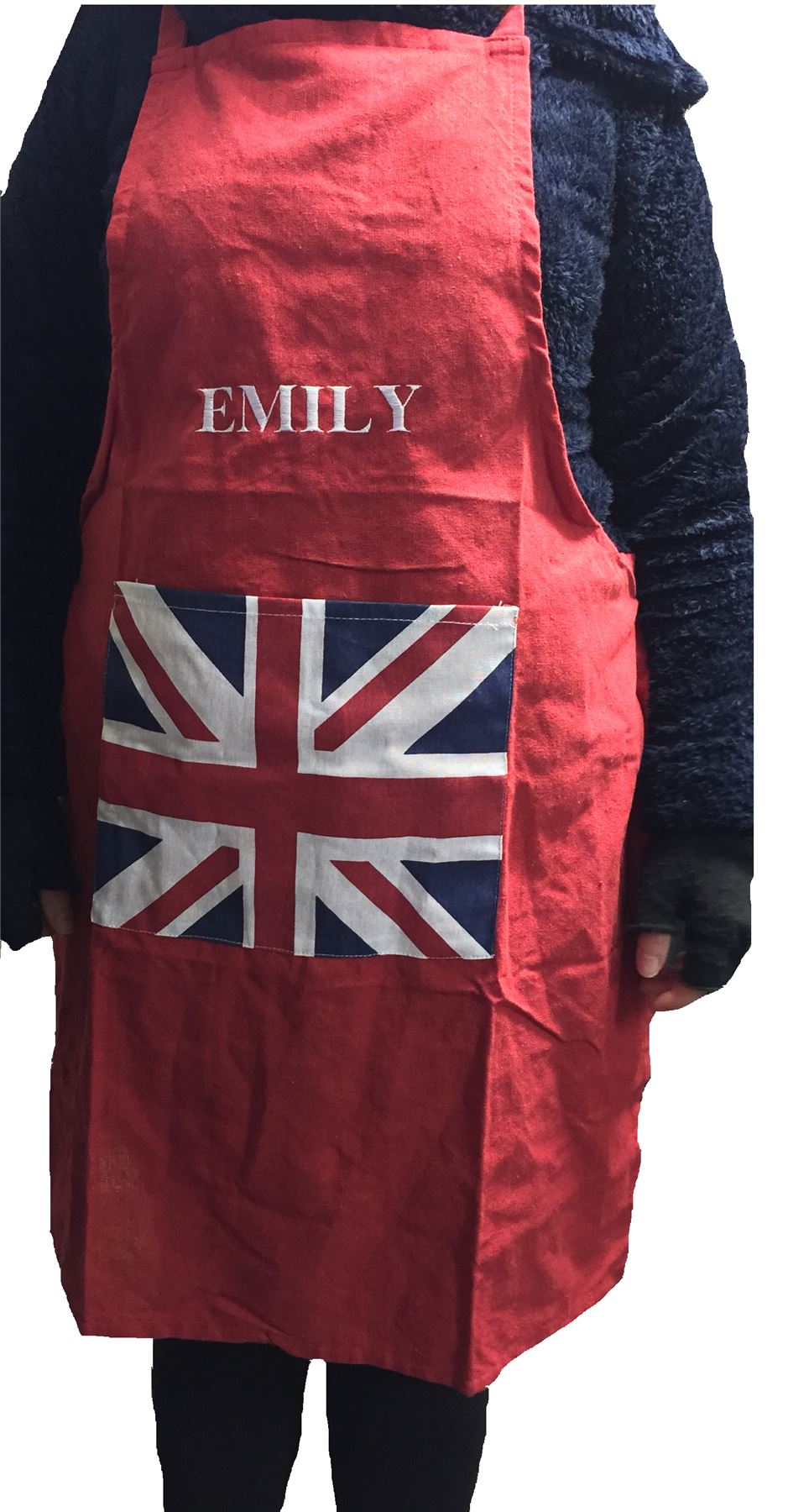 Personalised Union Jack Flag Cotton Cooking Chef Adult Apron Kitchen