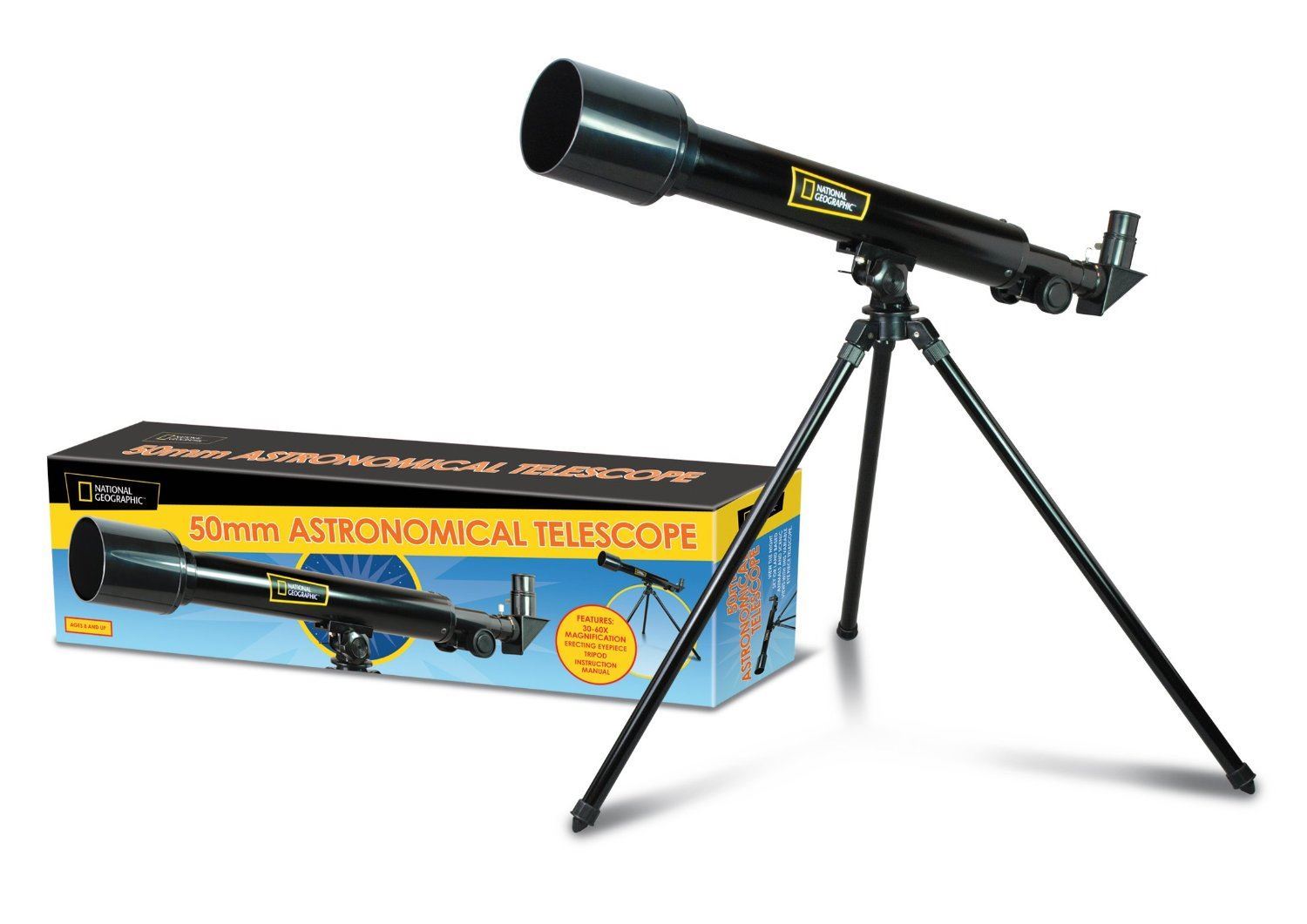 National Geographic 50mm Astronomical Telescope Tripod Gift Toy Kids