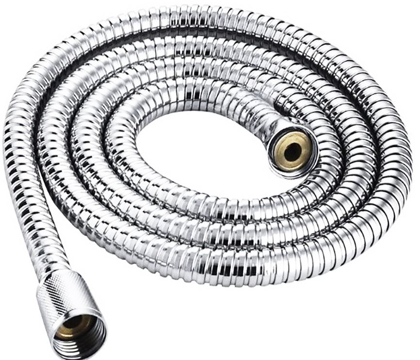 1.8m Stainless Steel Chrome Flexible Shower Hose Pipe Bath Head Washers
