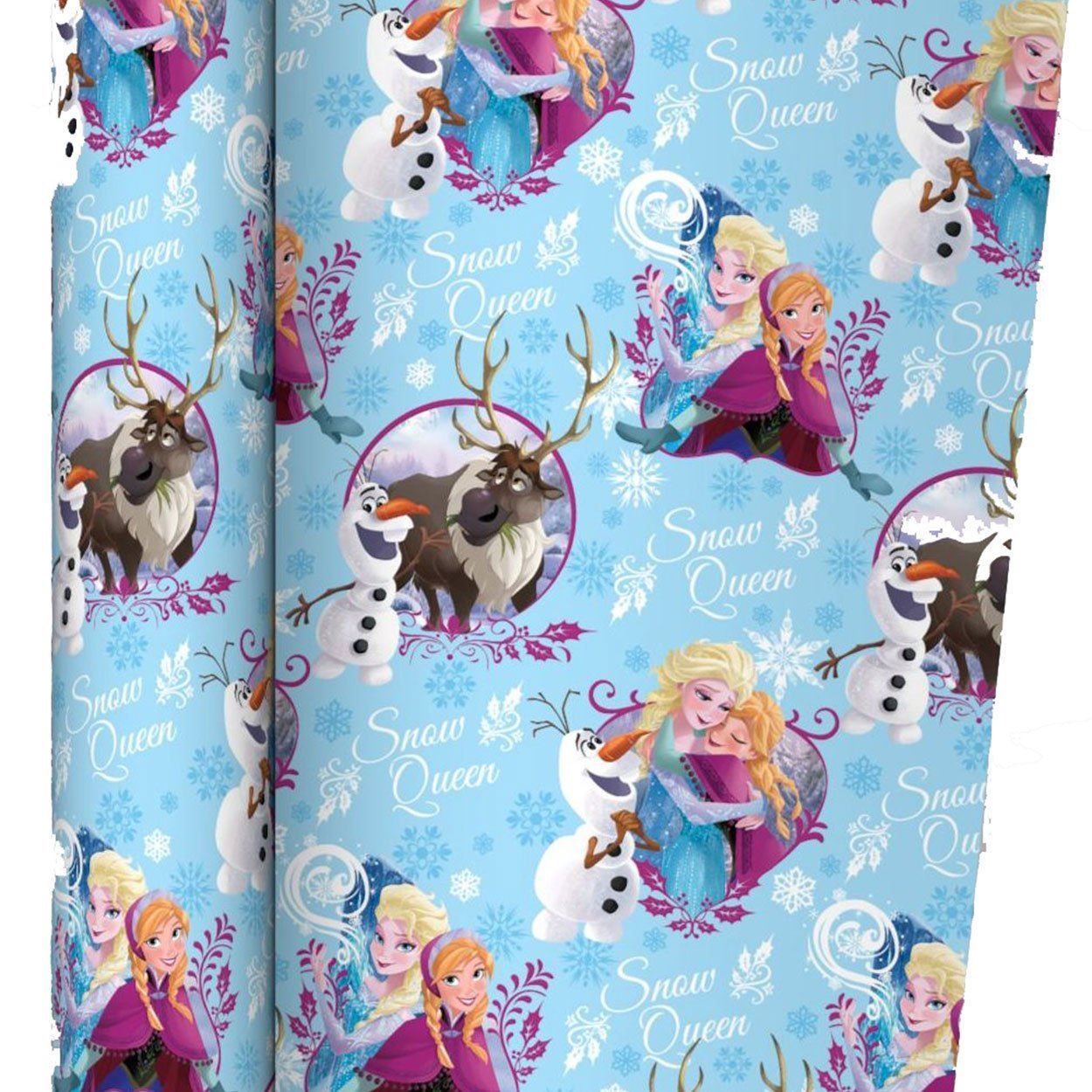 Anna and Elsa Olaf Personalised Gift Wrap Disney/'s Frozen Wrapping Paper