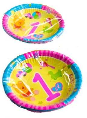 1st Birthday Party Set Table Ware Decoration Boy Girl Kid Child Loot Gift Bag - Bild 3 von 9