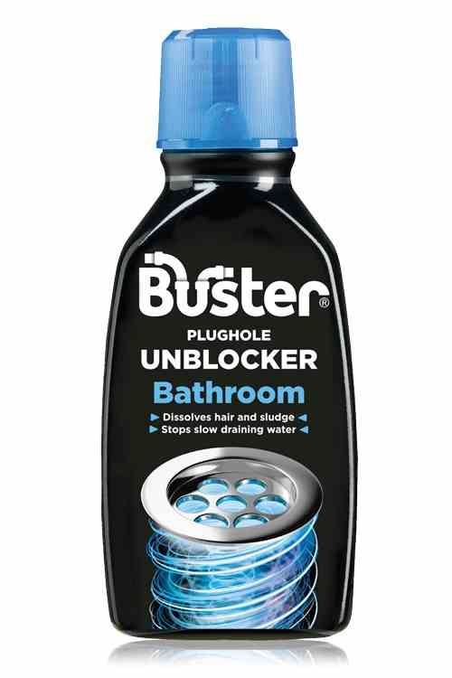 Buster Plughole Drain Unblocker Preventer Kitchen Bathroom Pet Hair Sanitiser