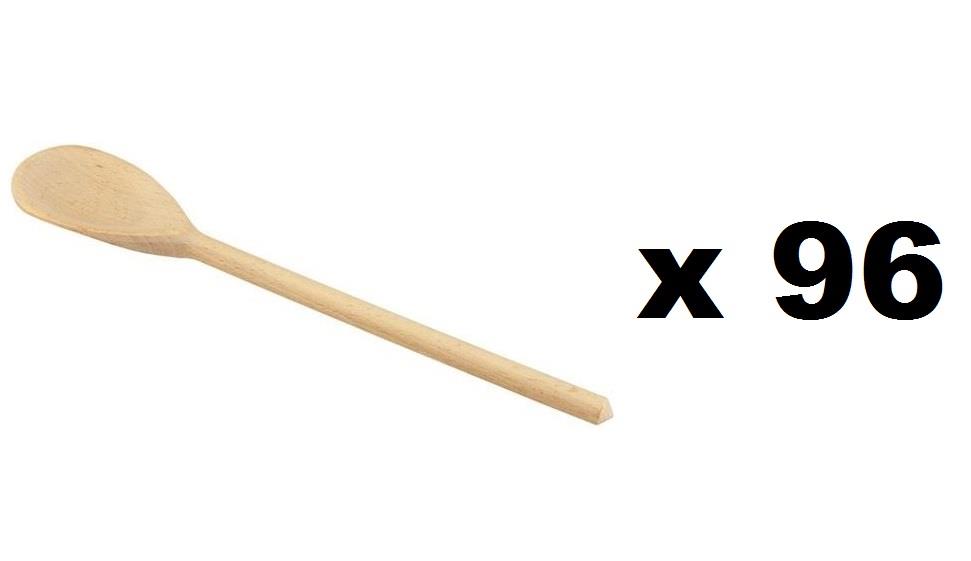 Apollo Wooden Cooking Spoons 12" Beechwood 3, 6,12,24,48.96 Qty's Catering Bulk - Picture 8 of 8