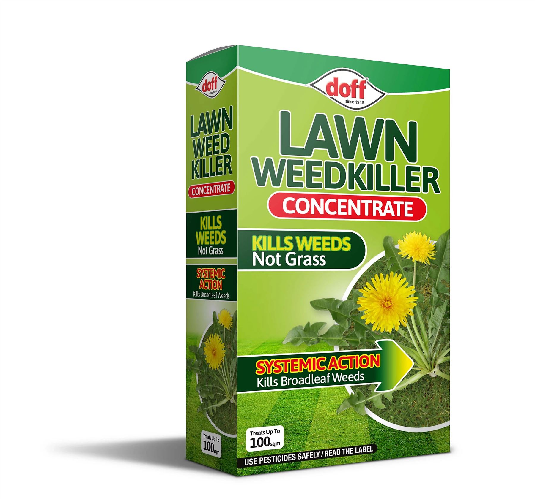 Doff Lawn Weedkiller 200ml Concentrate - Broadleaf Weed Root Killer
