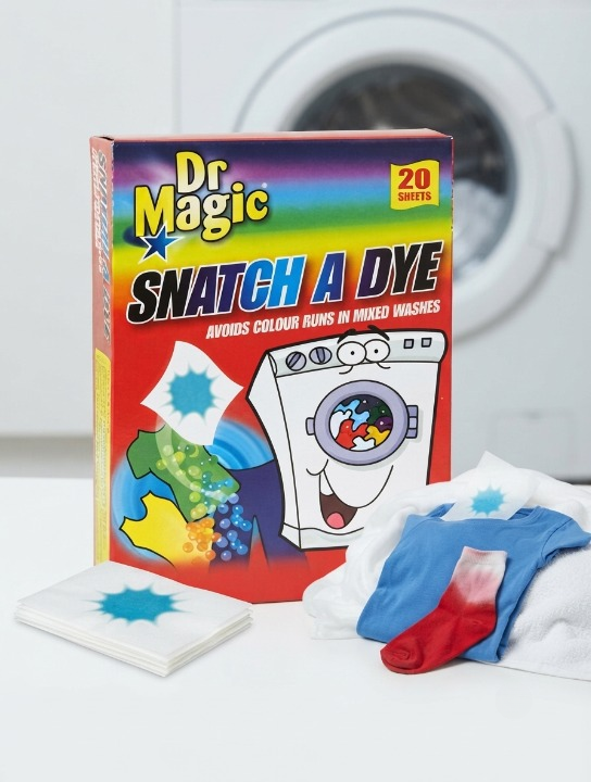 Dr Magic Snatch A Dye Avoids Colour Runs 20 Sheets