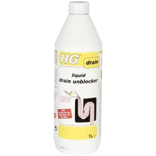 HG LIQUID DRAIN UNBLOCKER BATHROOM,KITCHEN SINK, SHOWER VERY POWERFUL 1
