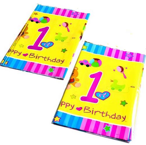 1st Birthday Party Set Table Ware Decoration Boy Girl Kid Child Loot Gift Bag - Bild 2 von 9