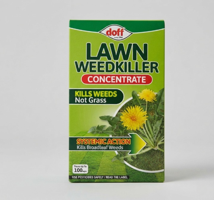 Doff Lawn Weedkiller 200ml Concentrate - Broadleaf Weed Root Killer