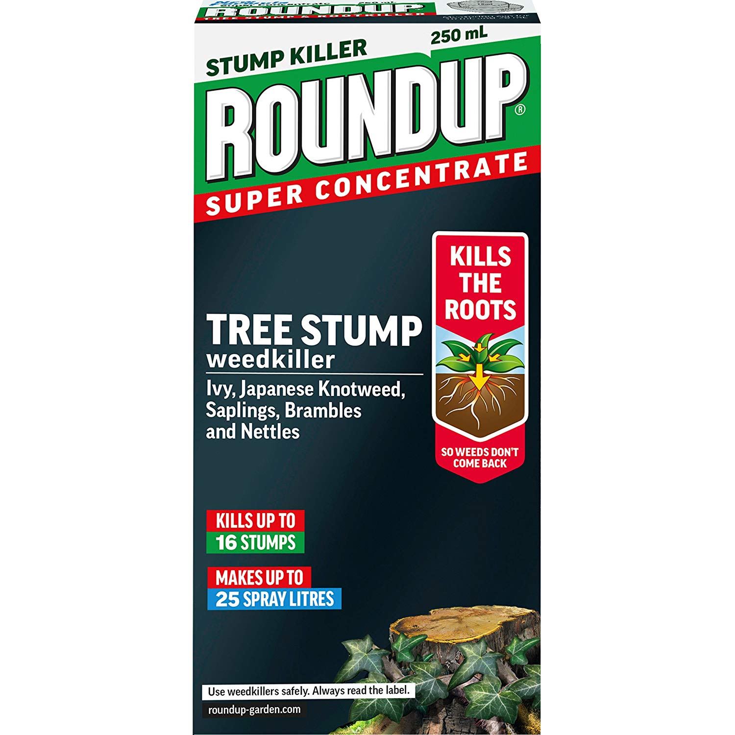 Roundup Tree Stump Root Killer 250ml Liquid Super Concentrate