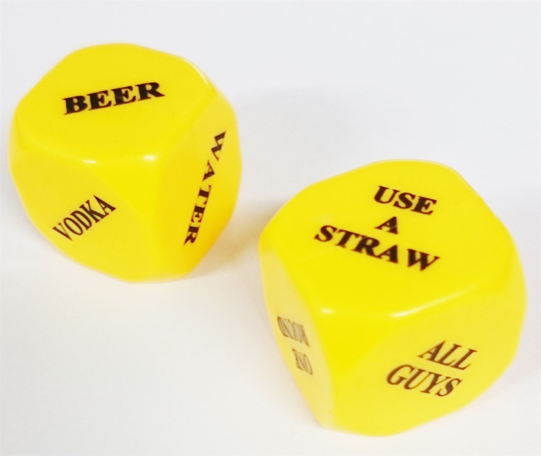 Drink Dice Alcohol Fun Hen Party Game Stag Gift Shot Glasses Love
