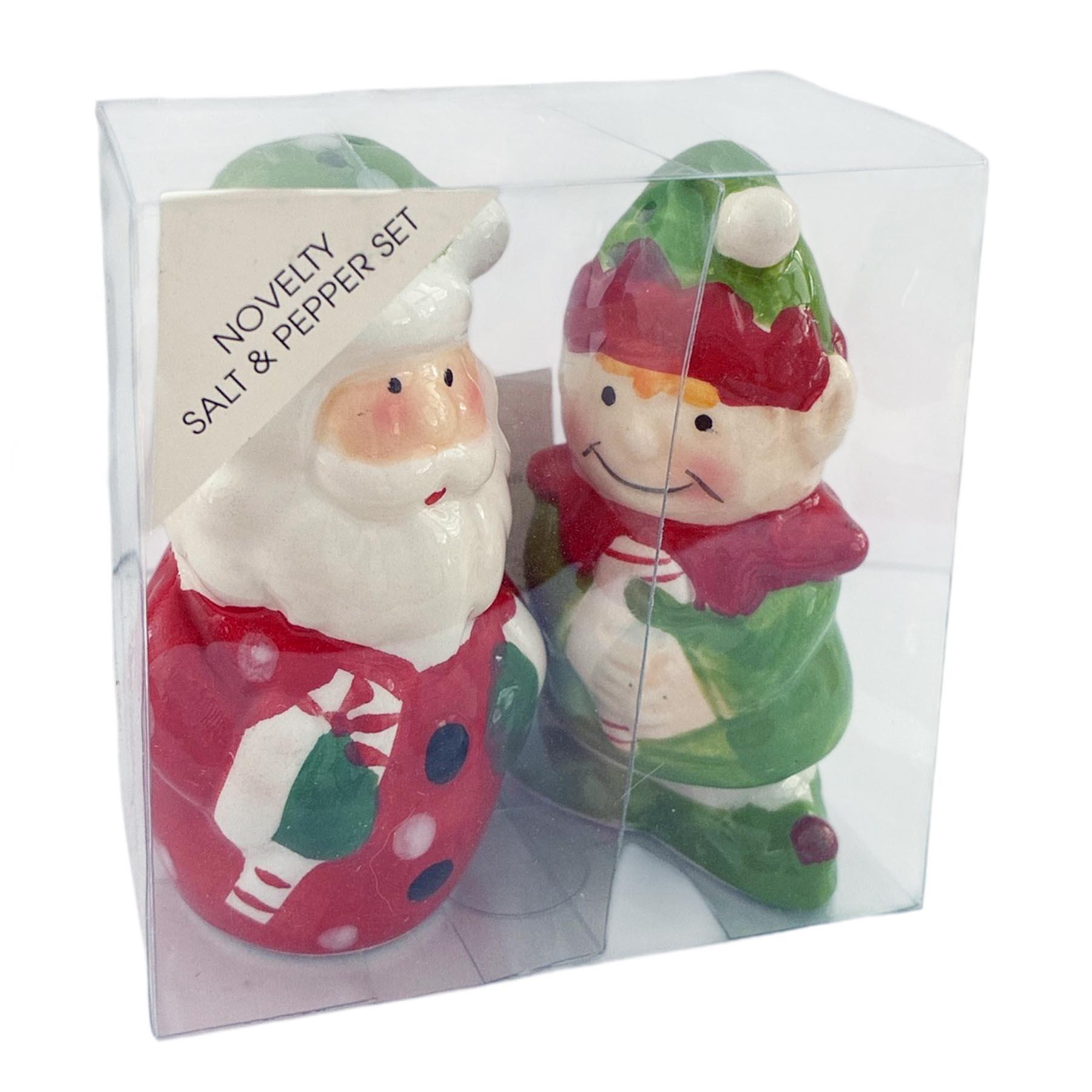 Christmas Salt and Pepper Set Novelty Cruet Set - Choose Set