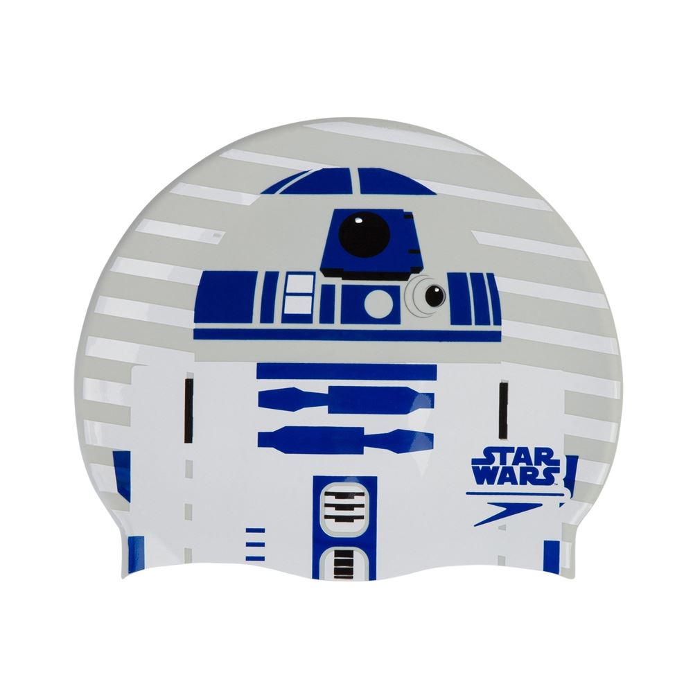 Speedo Star Wars R2D2 Slogan Print Adult Swimming Cap