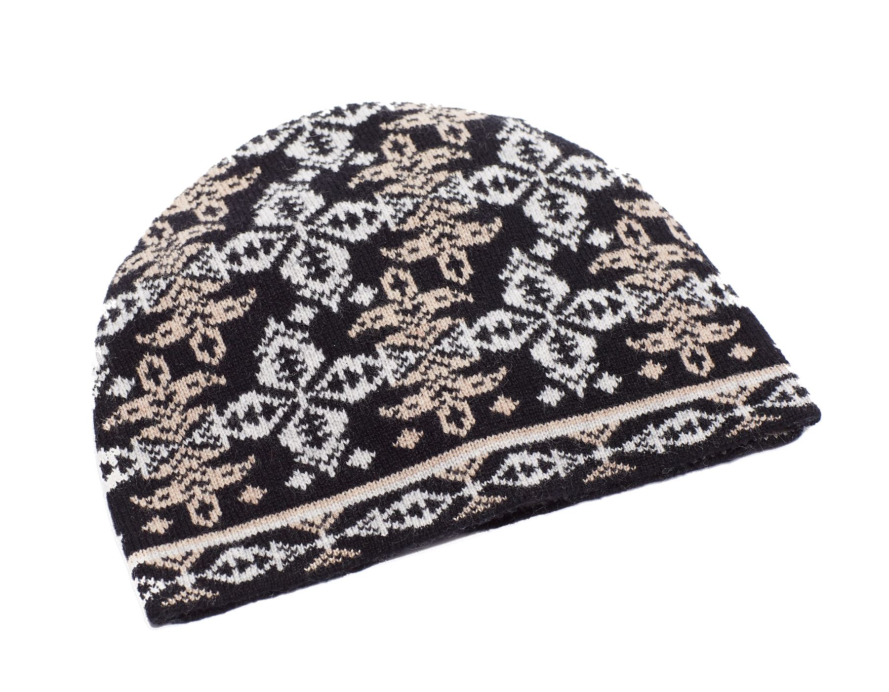 Cashmere Hat for Women Casual Knitted Jacquard Beanies Solid Soft Keep Warm Female Cap