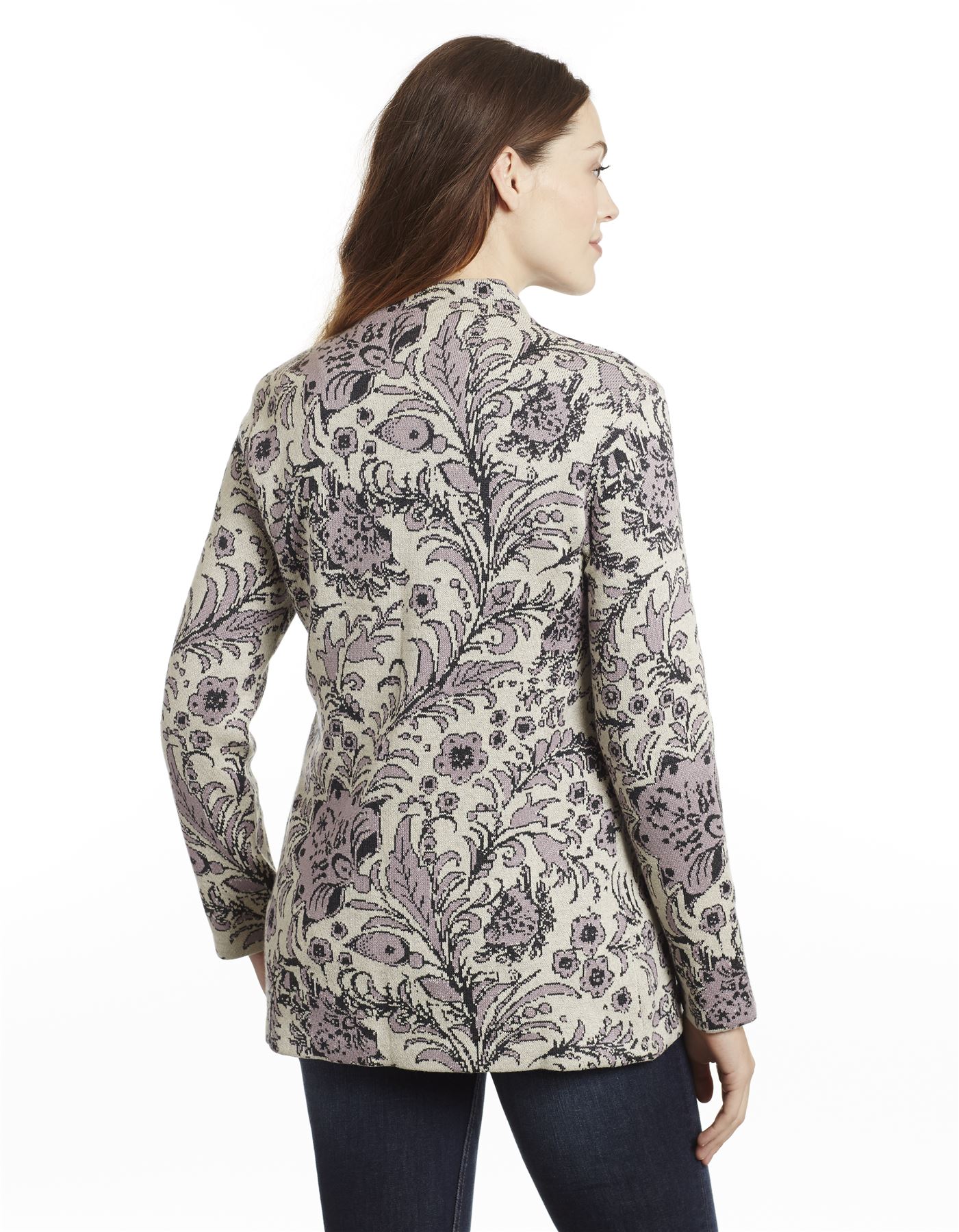 aztec print cardigan