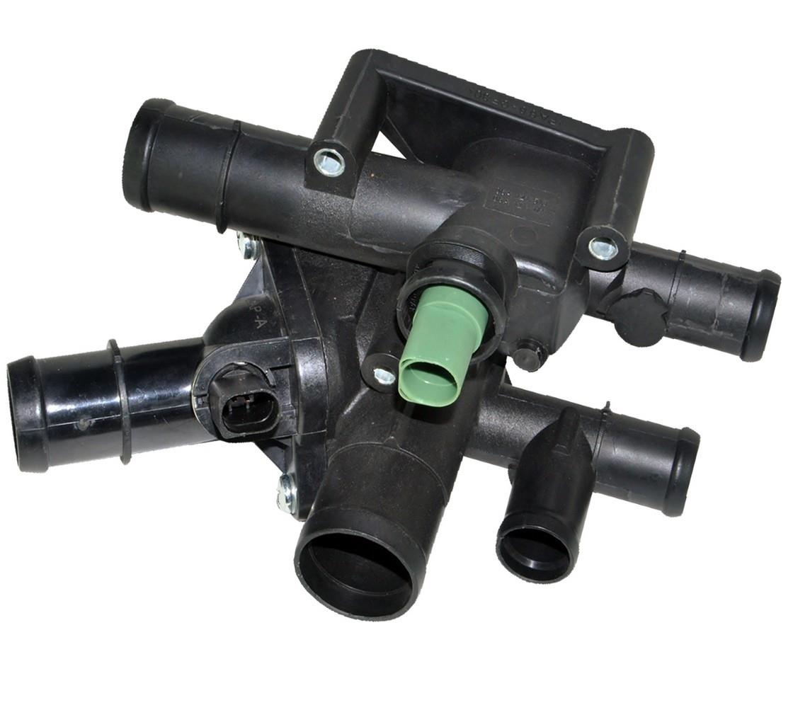 Thermostat & Housing With Sensor For VW Bora Golf Mk4 Passat Polo