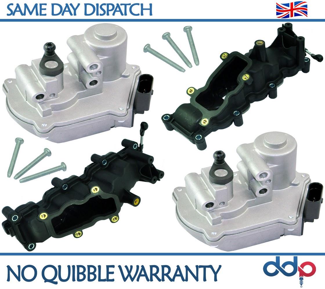 2X Intake Manifold + Flap Actuator Motor Audi A4 A5 A6 A8 Q7, VW
