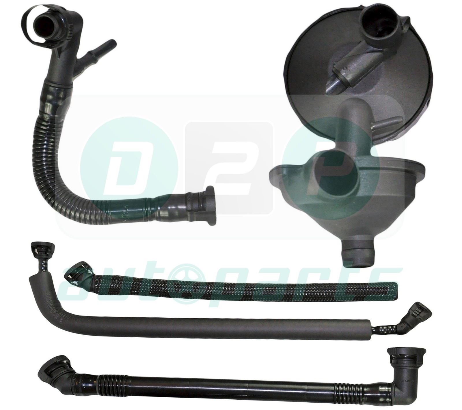 PCV Crankcase Vent Valve & Breather Hose Kit for BMW E46 320i 330i 525i