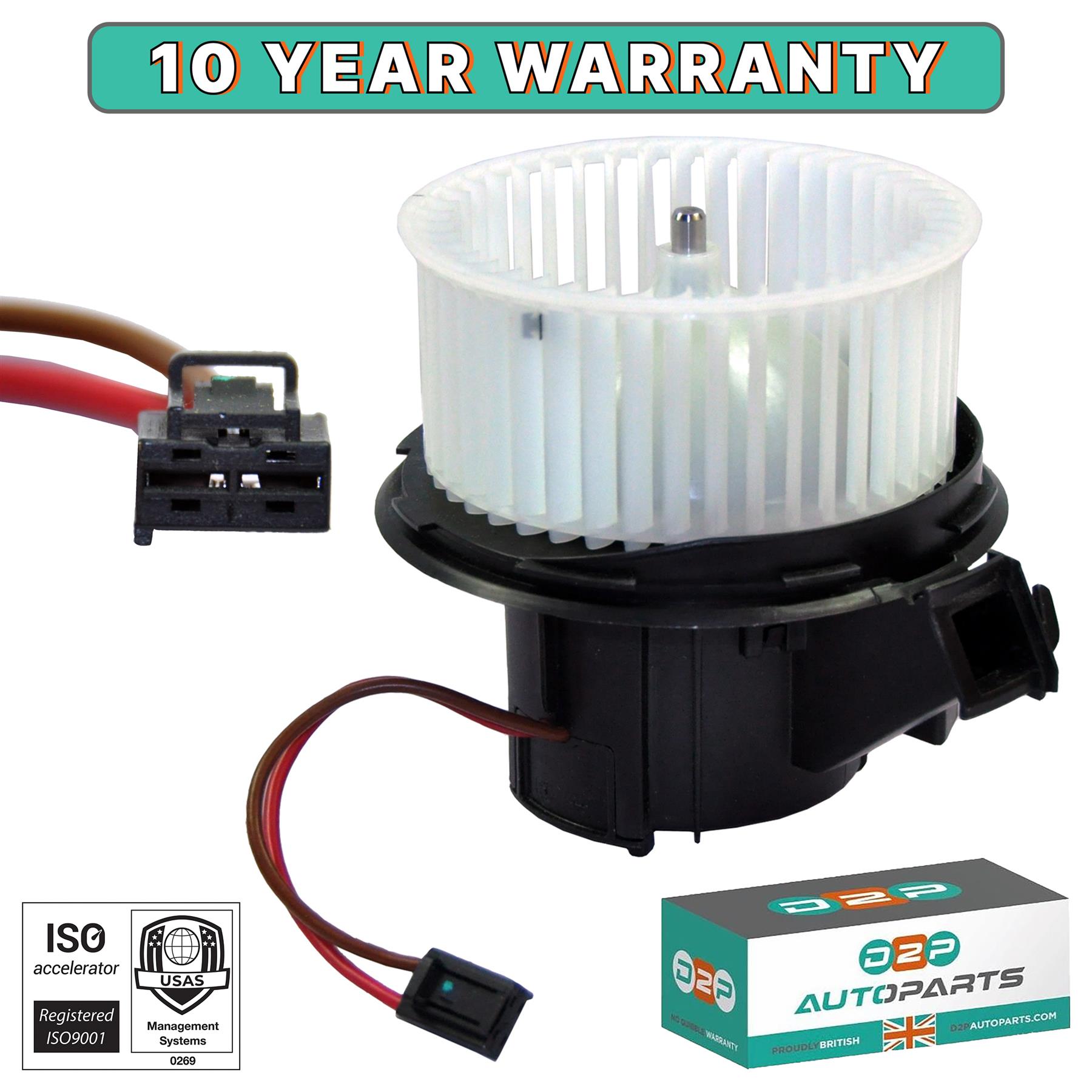 Heater Blower Motor Fan For Mercedes CLS, GLK, SL, AMG GT – Right Hand Drive – A2128200808