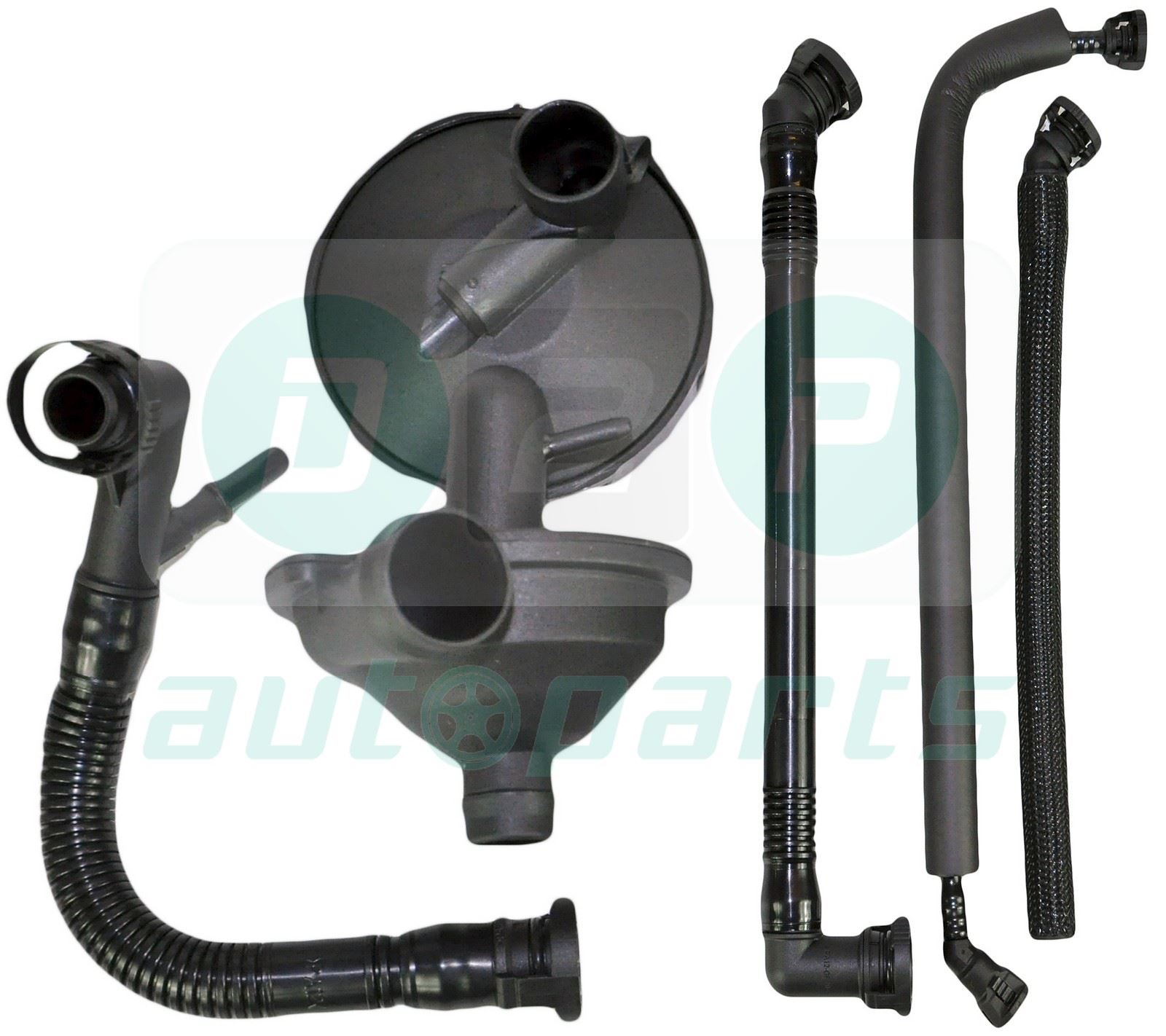 PCV Crankcase Vent Valve & Breather Hose Kit for BMW E46 320i 330i 525i