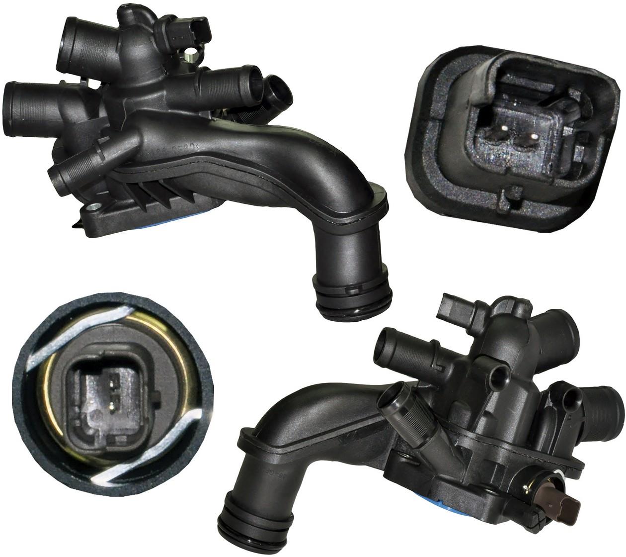 For Citroen C4 DS3, Peugeot 207 308 RCZ Coolant Thermostat + Housing