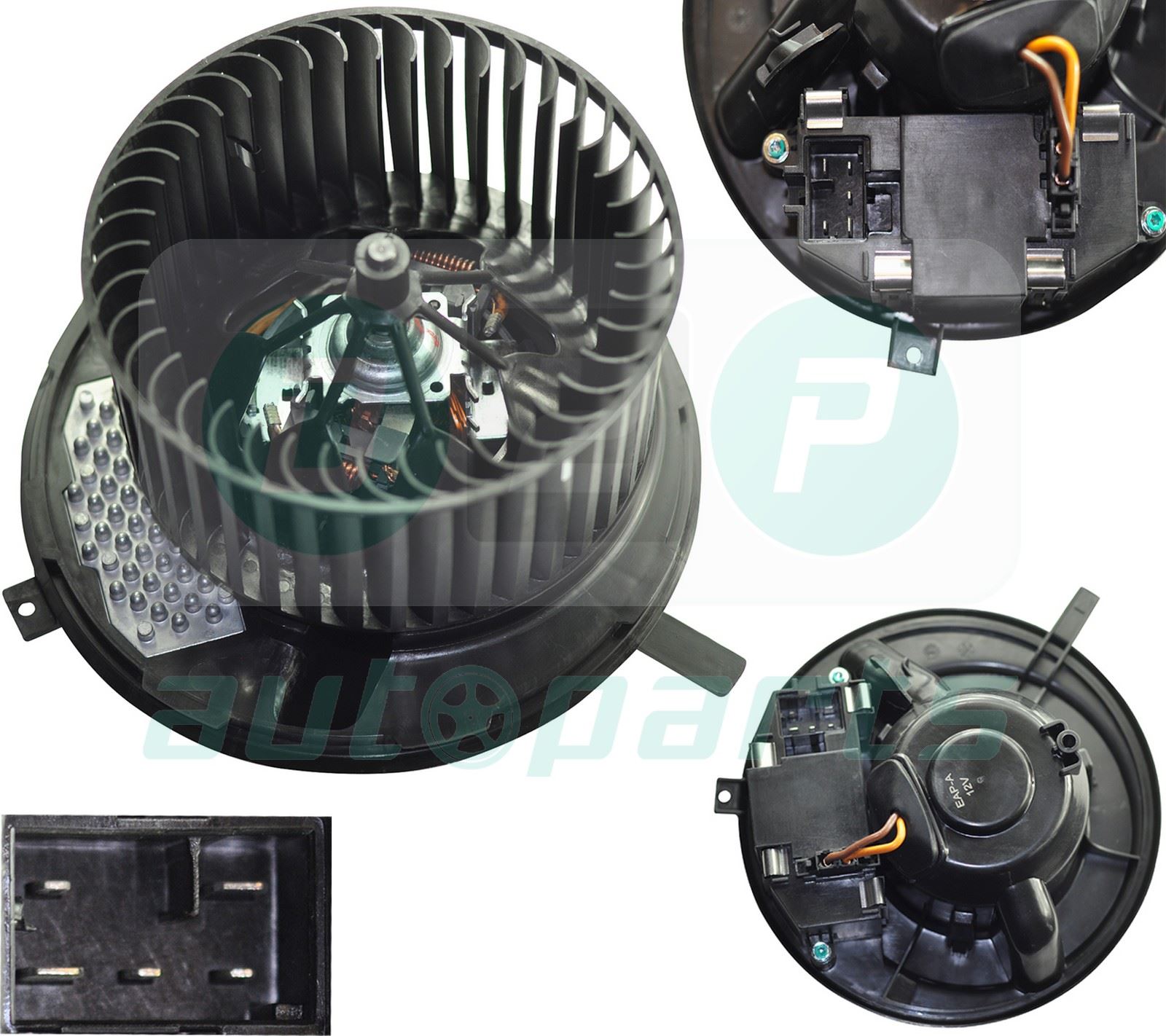 HEATER BLOWER MOTOR FAN FOR AUDI A3 (8P) Q3 TT & SKODA OCTAVIA II SUPERB II YETI eBay
