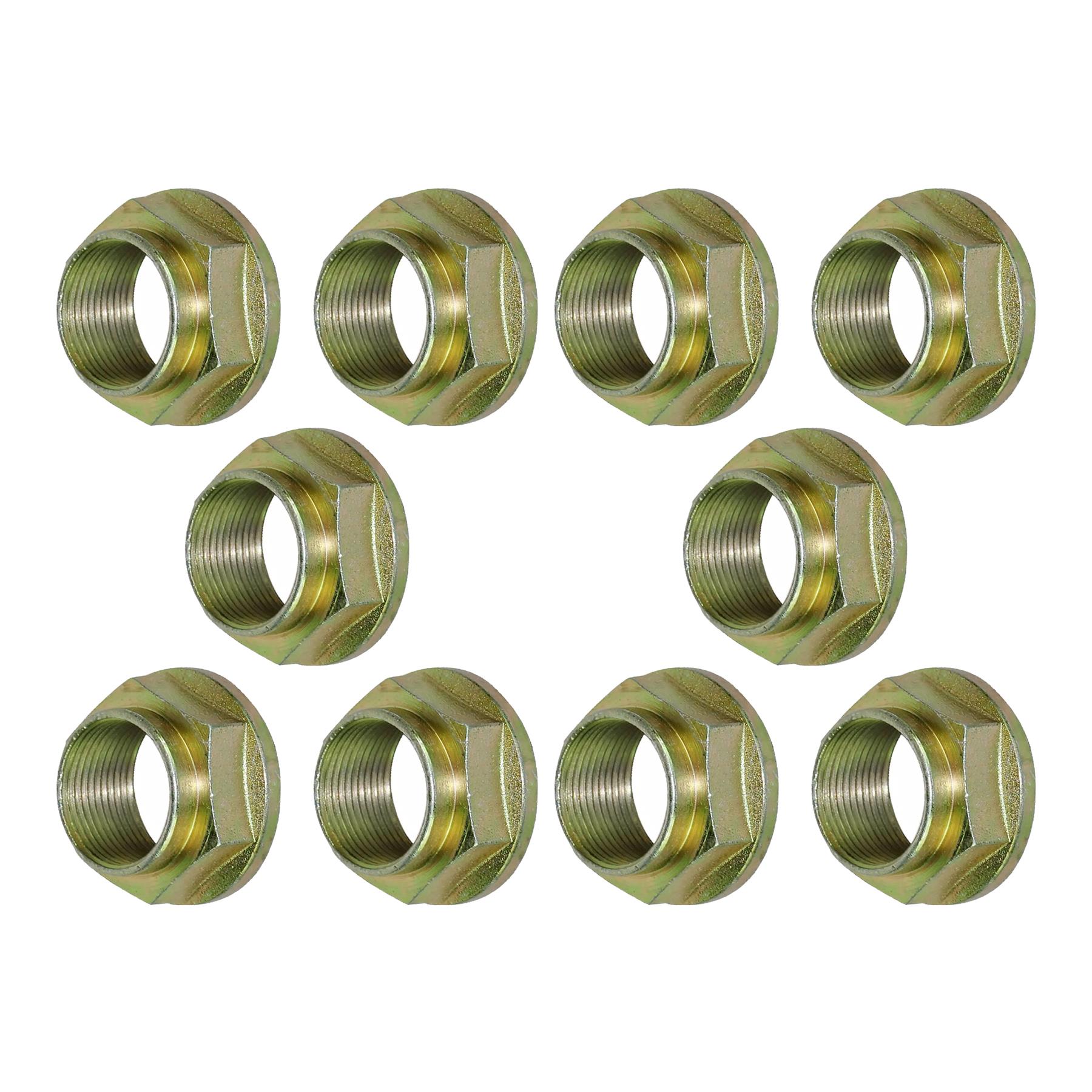 なっつ 10x HUB NUT REAR AXLE FITS CITROEN ZX AX XSARA RELAY C25