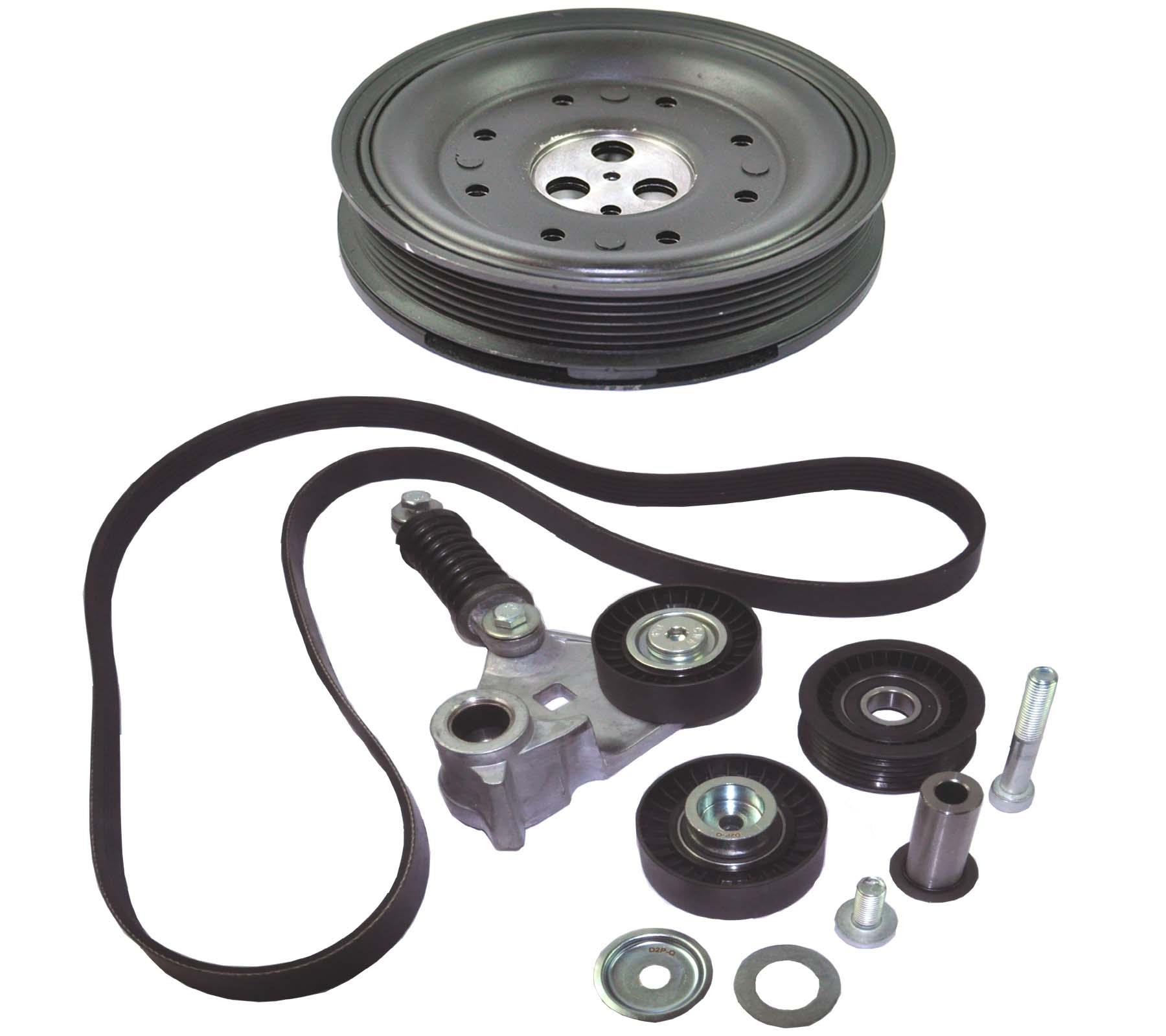 FORD MONDEO MK2 MK3 Cougar 1996 /> 2007 Ventilateur Tendeur De Courroie Poulie V Côtelé Ceinture