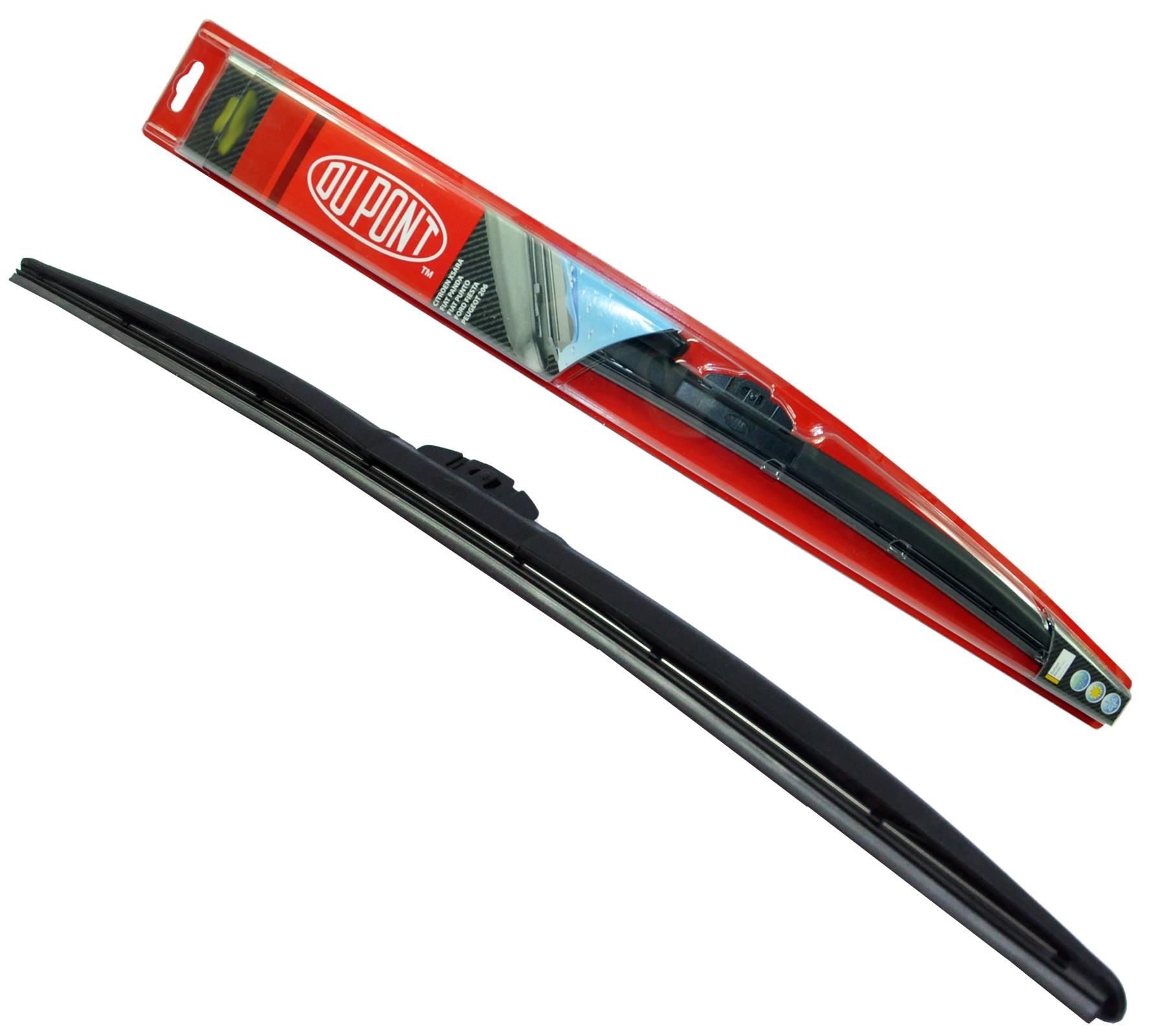 PAIR Genuine DUPONT Hybrid Front Windscreen Wiper Blades 24 Inch & 30