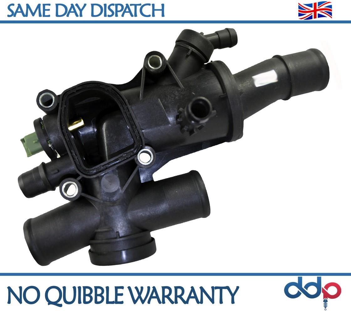 Thermostat & Housing With Sensor For Peugeot 307 308 407 508 607 807
