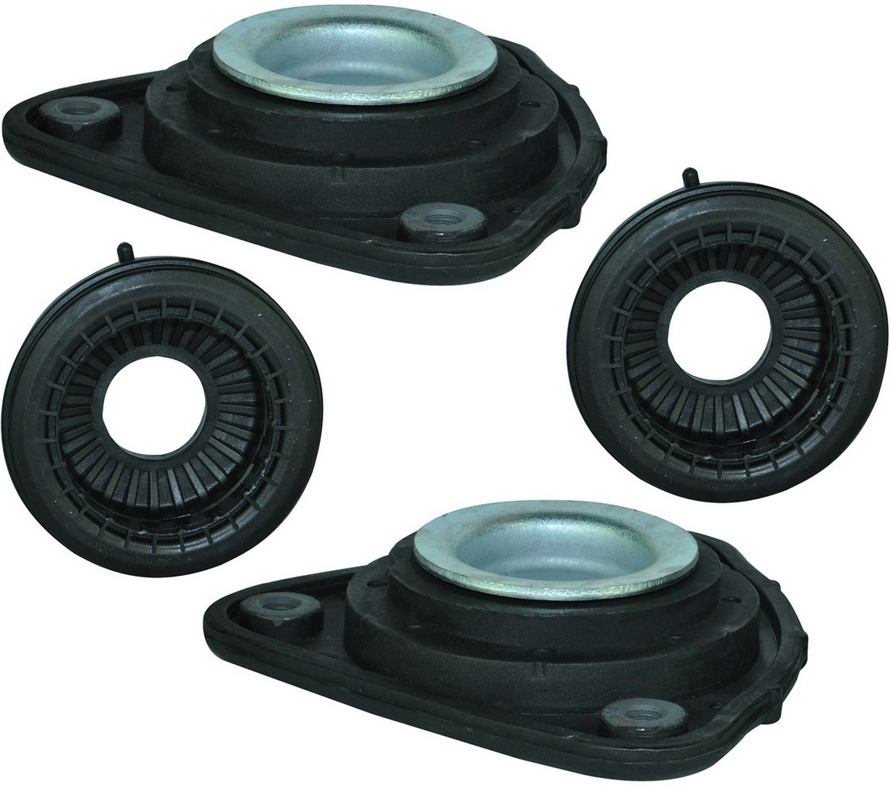 Pair Front Strut Mounts With Bearings For Ford Focus & C-MAX 2003-2007