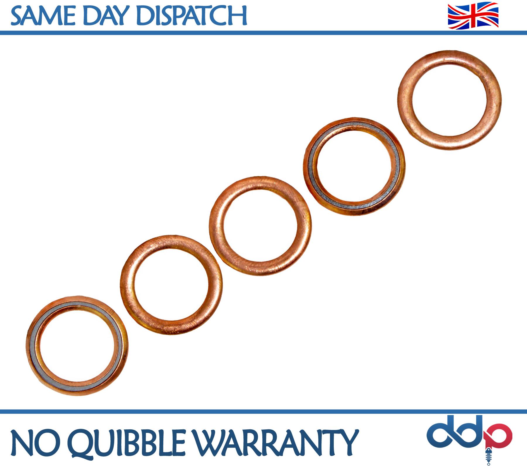 25 x Citroen Peugeot 16 mm Oil Sump Plug Rondelles