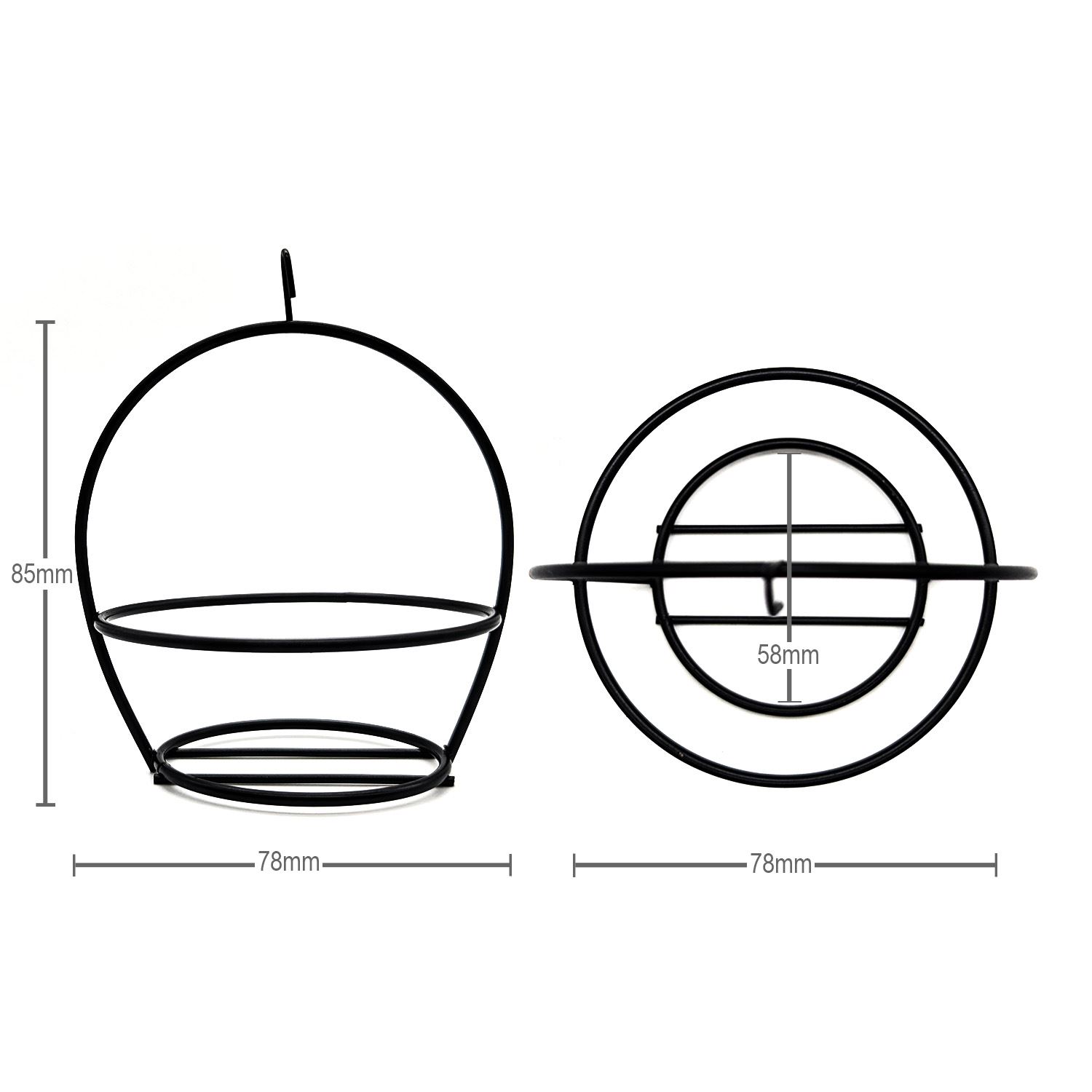 Silver & Black Cake / Cupcake Ferris Wheel Stands - Various Pack Sizes Available - Picture 7 of 11