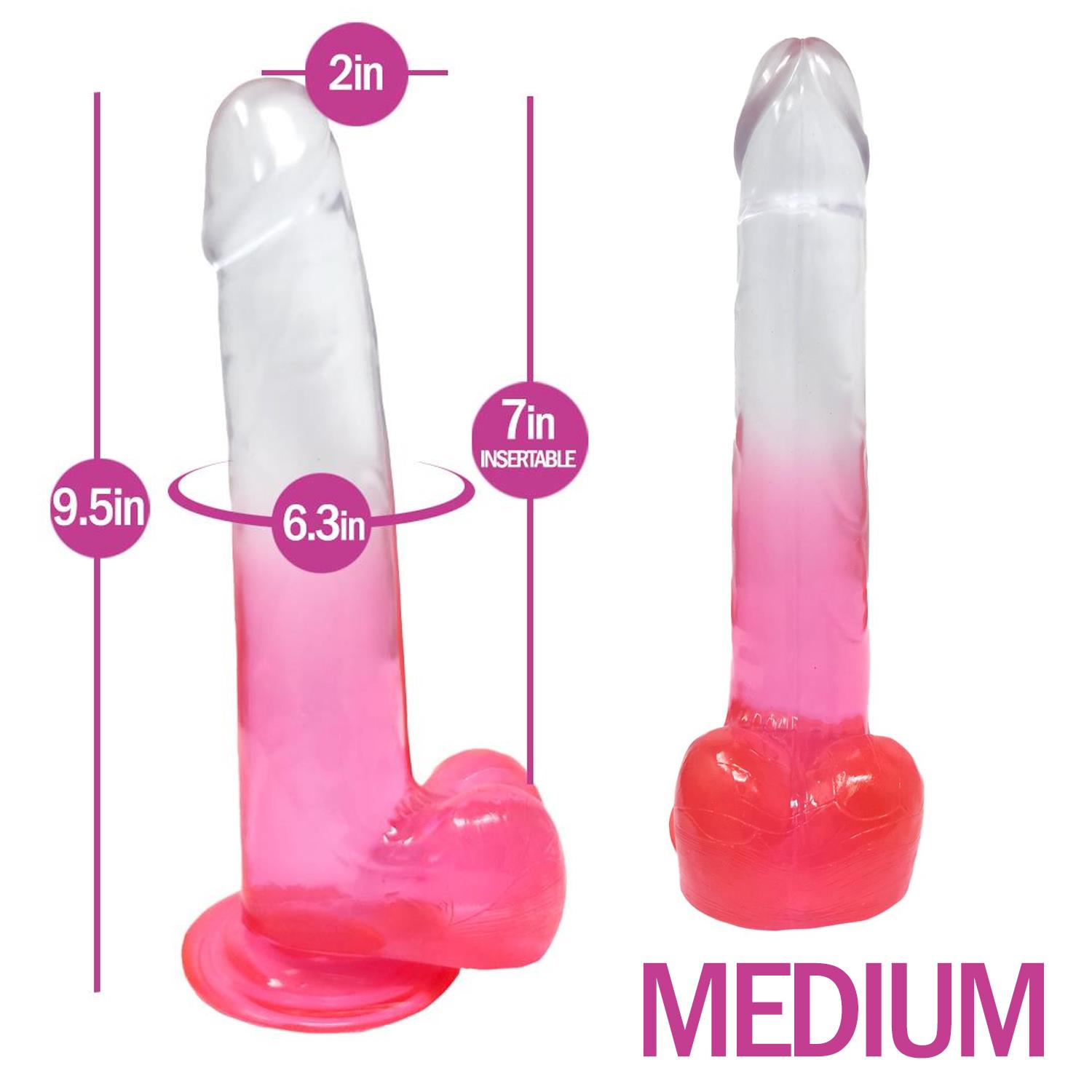 Dildo Suction Cup Sex Toy Realistic Feel Real Anal Women Small/Big/Large/XL Toys - Picture 218 of 234